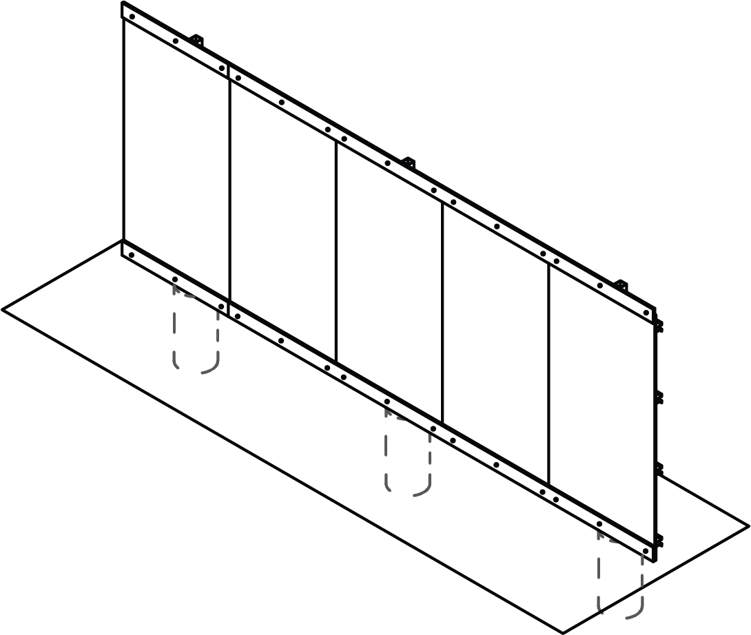 In-Ground Hoarding Kit