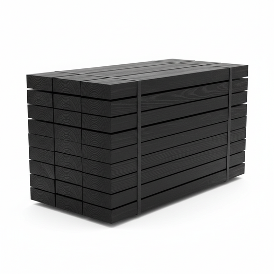150 x 25mm black pine timber pack 