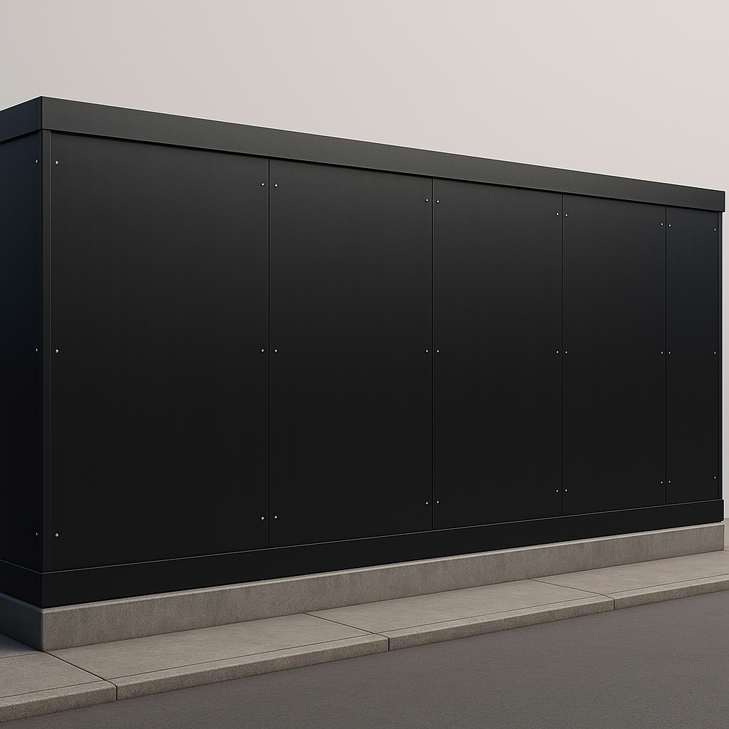 Black Hoarding Plywood 2400 x 1200 x 15mm