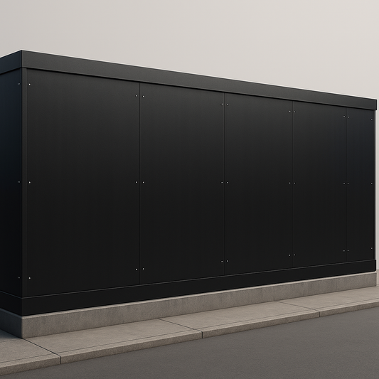 Black Hoarding Plywood 2400 x 1200 x 15mm