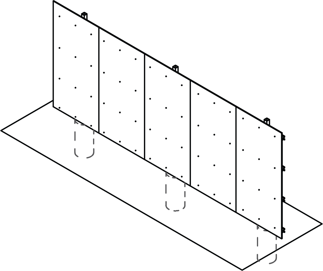 In-Ground Hoarding Kit
