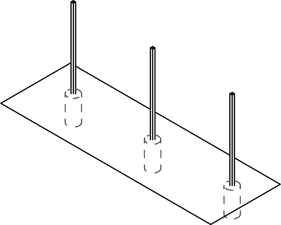 In-Ground Hoarding Kit
