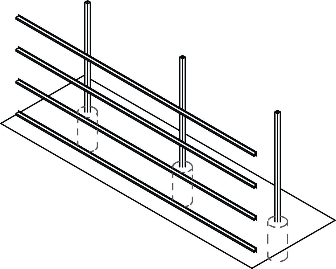 In-Ground Hoarding Kit